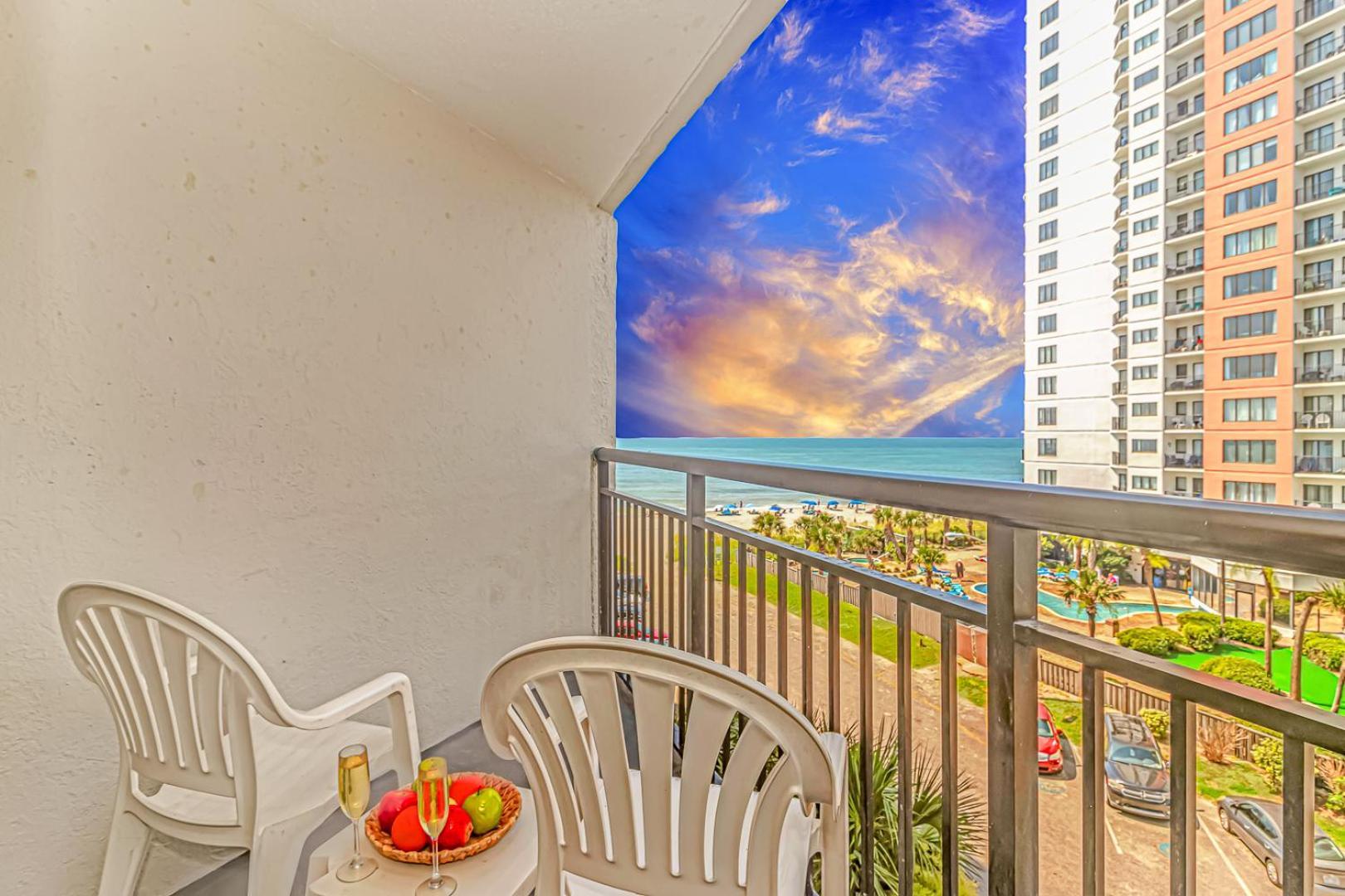 Oceanview 1 Bedroom Suite Landmark Resort 548 Perfect For A Couple Or Party Of 4 Myrtle Beach Exteriör bild